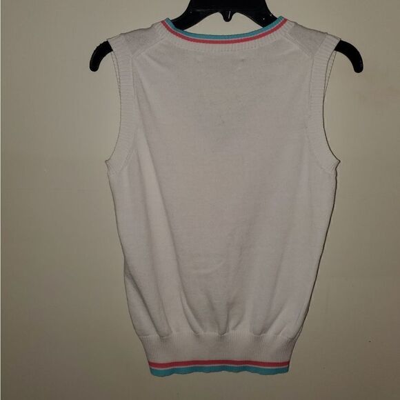 Tommy Hilfiger white pullover vest M - Picture 2 of 8